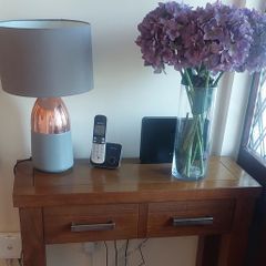 Walnut hall console table for sale