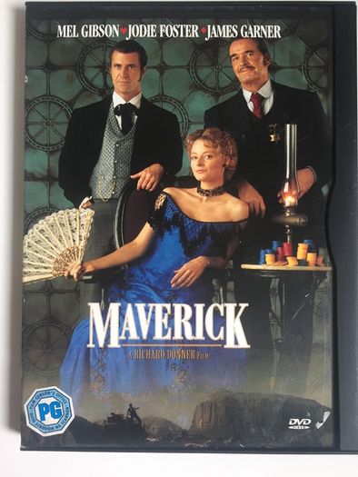 Maverick (Richard Donner Film) [1994] Mel Gibson, Jodie Foster, Alfred Molina, Graham Greene, James Garner & James Coburn [Movie DVD]