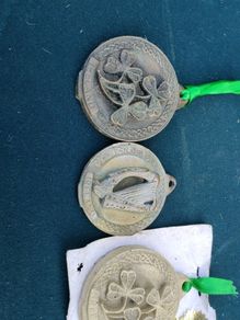 Irish Celtic art studio wall plaques