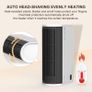Space Electric Heater Mini Fan Heater 500W Standing & Lying Small Portable Electric Heaters for Home and Office, White, UK Plug Image 3