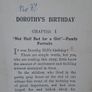 Vintage book 'Dorothy's Birthday' by B.A. Thompson Image 5