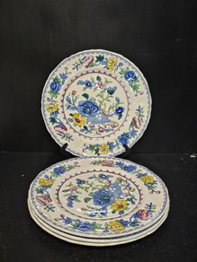 Vintage MASONS "Regency" Dinner Plates x 4