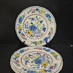 Vintage MASONS "Regency" Dinner Plates x 4