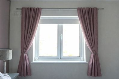 curtains thermal blush