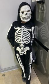 Halloween Skeleton Costume (Age 9-10)