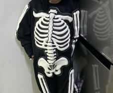 Halloween Skeleton Costume (Age 9-10)