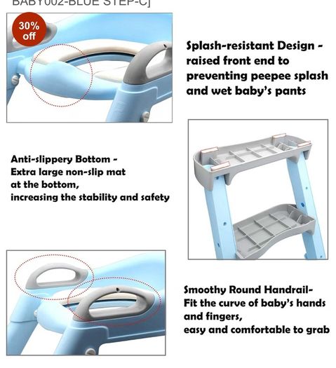 Classic Potty Training Toilet Ladder Seat