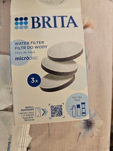 Brita travel bottle and discs