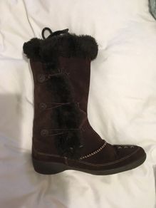 Ladies K Brand Wide fit Suede Boots, Size 7