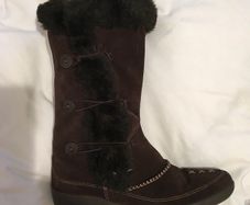 Ladies K Brand Wide fit Suede Boots, Size 7