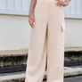 Cotton Apricot Joggers  Size S, Flip Pocket, Side Stripe Image 6