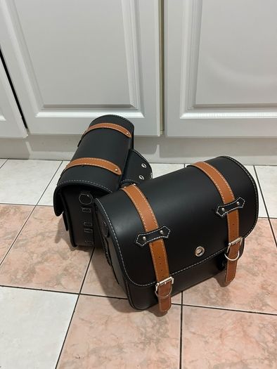 Motorcycle Throw-Over Saddlebags