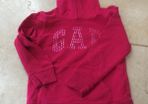 Cerise pink gap Hoodie age 4