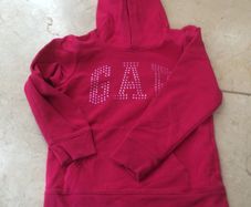 Cerise pink gap Hoodie age 4
