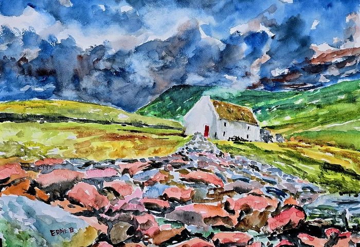 Inisherin watercolour