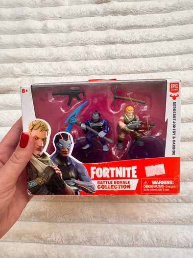 Fortnite Battle Royale Collection Sergeant Jonesy And Carbide Mini Figures Damaged Box Please see photos