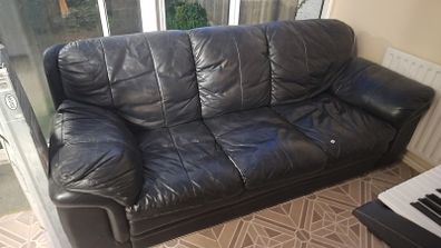 Leather sofa