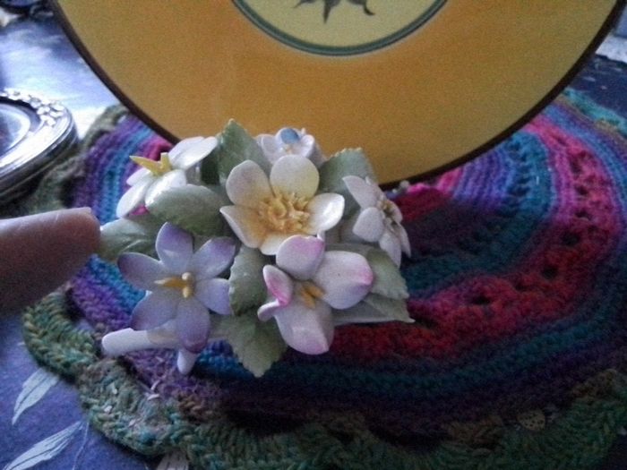 Royal Doulton China Posy Wheelbarrow