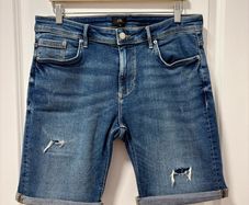 River Island Denim Shorts | 34"