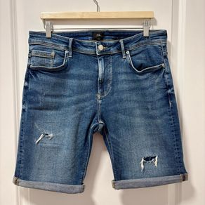 River Island Denim Shorts | 34"