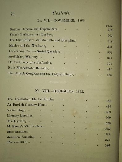 The New The New Review, Political, Philosophical, and Literary, Volume II, published in 1863 Leather Spine Hardback, puThe New Review, Political, Philosophical, and Literary, Volume II, published in 1863 Leather Spine Hardback, published in Dublin by Hodg