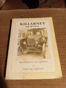 1996 Killarney top of towns. Recollections of a Lifetime. Tim McCarthy. Signed. Ireland. Tradition.