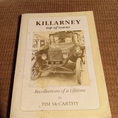 1996 Killarney top of towns. Recollections of a Lifetime. Tim McCarthy. Signed. Ireland. Tradition.