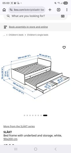 Ikea Slakt Bed