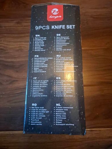 9 Pcs Knife Set