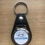 Brand new synthetic leather Hyundai keyring with shopping trolley token/coin Image 2
