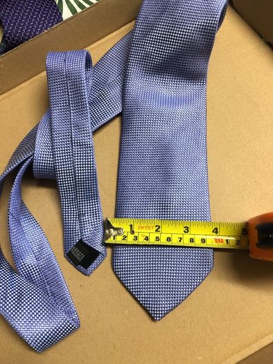 Designer silk tie Balmain light Purple