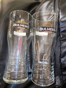 Bulmers Cider beer pint Glasses set of 2 brand new