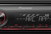 Pioneer MVH-S120UB 1-DIN receiver with red illumination, USB and compatible with Android