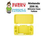 Silicone Rubber Gel Console Protective Skin Soft Case Cover Nintendo New 2DS XL Yellow