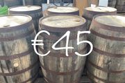 Oak whiskey barrels