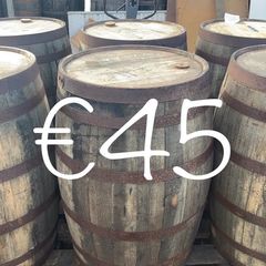 Oak whiskey barrels