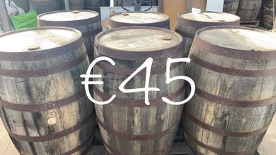 Oak whiskey barrels