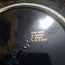 Vintage 24k Gold Painted Black Wall Plate/Plaque Image 4