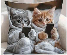 Kitten Cushion Cover