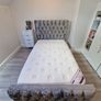 Small double bed and mattress Image 2