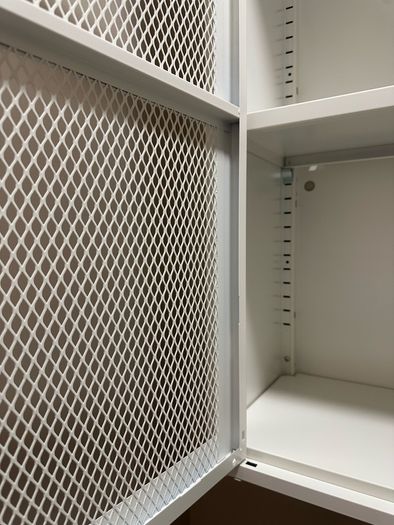 Ikea Metal Ivar white cabinet