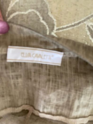 Elisa Cavaleta size 10 silk linen dress coat