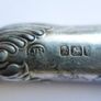 Antique Early 18th Century Sterling Silver Butter Knife 25,4g Image 3