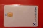 Mint call card blank promotional card