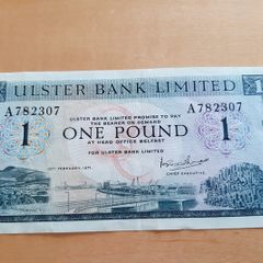 Ulster Bank note 1971