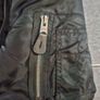 AllSaints Bellevue Bomber Jacket Mens Size XL Black Nylon Flight MA-1 Zip Jacket Image 5