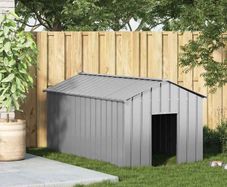 Dog House with Roof 114x202x101 cm Galvanised Steel