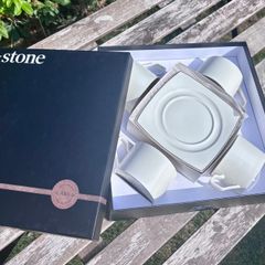 Cup & Saucers Set Atticus & Stone