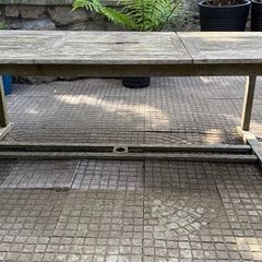 Neptune teak 8 seater garden table