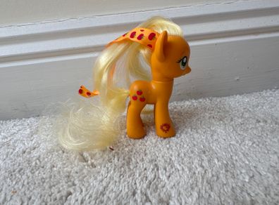 My Little Pony 2010 G4 Friendship is Magic AppleJack Hair Ribbon approx. 7.5 cm. Used Please see photos